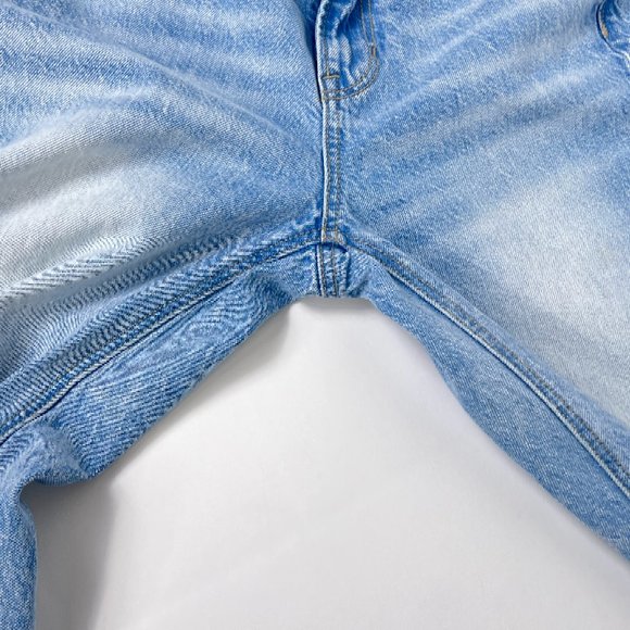 AE American Eagle Mom Jeans Distressed Destroyed Cotton Denim Size 00 Short - Picture 11 of 11